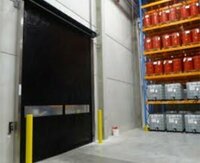 Dynaco S-5 Atex high-speed door: the certified solution to reduce the risk of explosion