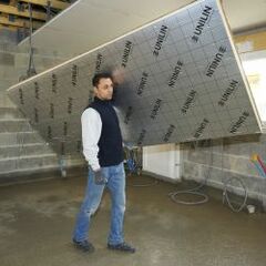 Innovative solution for interior wall insulation