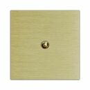 Custom high-end designer electrical switch and sockets in brushed aluminum