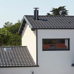 Designer roof outlet for modern and contemporary homes