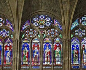 The rediscovered light of the stained glass windows of the Basilica of Saint-Denis