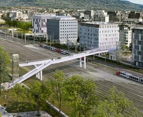 Etoile eco-district: the footbridge project that will link Annemasse and...