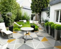 Air X18 module, the 1st triangular clip-on tile for exceptional outdoor spaces