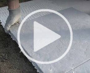 Alkern tutorial n°3: How to successfully lay glued terrace slabs?