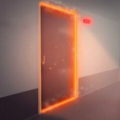Sliding fire door with automatic closing (DAS)