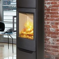 Design, trendy and contemporary wood stove