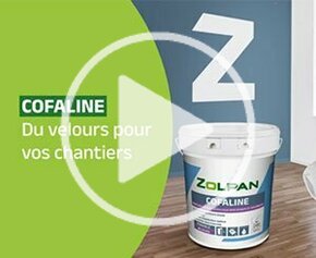 Cofaline, la peinture velours à 98% d'opacité en 1 couche