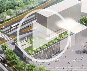 Guyancourt : la gare du Grand Paris Express par l'architecte Dietmar Feichtinger