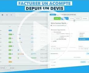 Comment facturer un acompte depuis un devis avec Obat