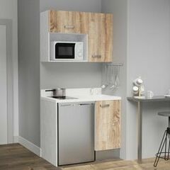 Kitchenettes avec plan de travail monobloc