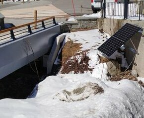 Suivi structurel en zone isolée : un pont fissuré sous surveillance autonome