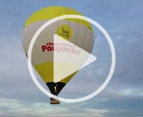 Voyage en montgolfière Cheminées Poujoulat au-dessus du Marais Poitevin