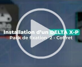 Installation du capteur DELTA X-P (fixation coffret)