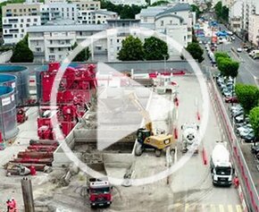 Ligne 15 Est : la construction des murs souterrains est en cours