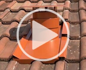 Comment installer Ventélia AMC (adaptée aux matériaux de couverture) de Cheminées Poujoulat ?