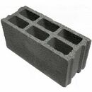 Bloc béton standard destiné à la construction de murs porteurs ou non-porteurs