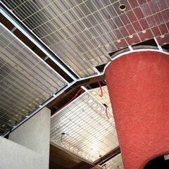 Plafond chauffant rafraîchissant fibre de bois