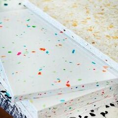 Matériau en plastique recyclé