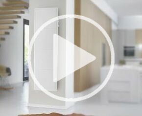 Radiateur électrique connecté Acova à face lisse - Mara Vertical