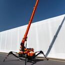 Mini-grue avec un système de stabilité de pointe et des performances de haut niveau