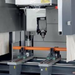 5-axis machining center designed for manufacturing thin-walled aluminum and steel profiles