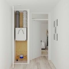 Centrale de ventilation double flux compacte