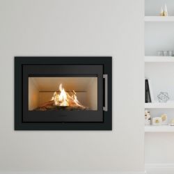 Insert to renovate or create an aesthetic and efficient wooden fireplace