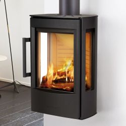 Design, trendy and contemporary wood stove
