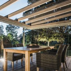 Toiture de terrasse bois-aluminium sans isolation thermique