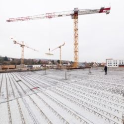 Prefabricated slab floor structure to save time and simplicity on your sites