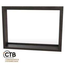 One-piece bay frame for timber construction