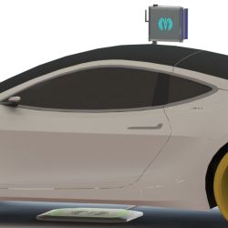Contactless charging system for electric cars