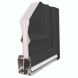 Aluminum door for individual house
