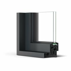 Window profile that combines light gain, performance and design