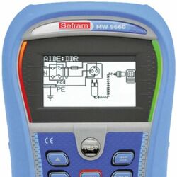 Electrical installation tester, Earth with stakes, compliant with NF C15-100 & NF C16-600