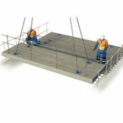 Prefabricated slab for long span floor without props