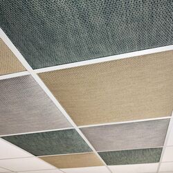 Acoustic false ceiling tile