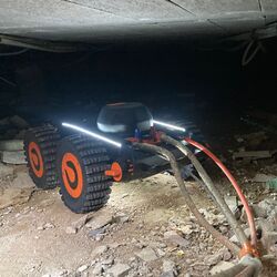 Insulating crawl spaces with the Q-BOT robot and artificial intelligence