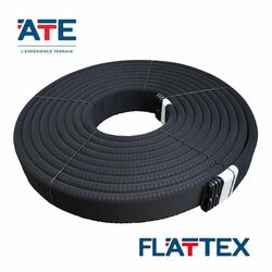 Coated solution for drainage and subirrigation of sports grounds