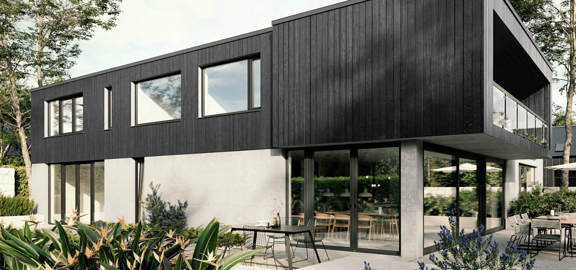 Fenêtre alliant l’élégance de l’aluminium et la performance du PVC - © REHAU Illustration