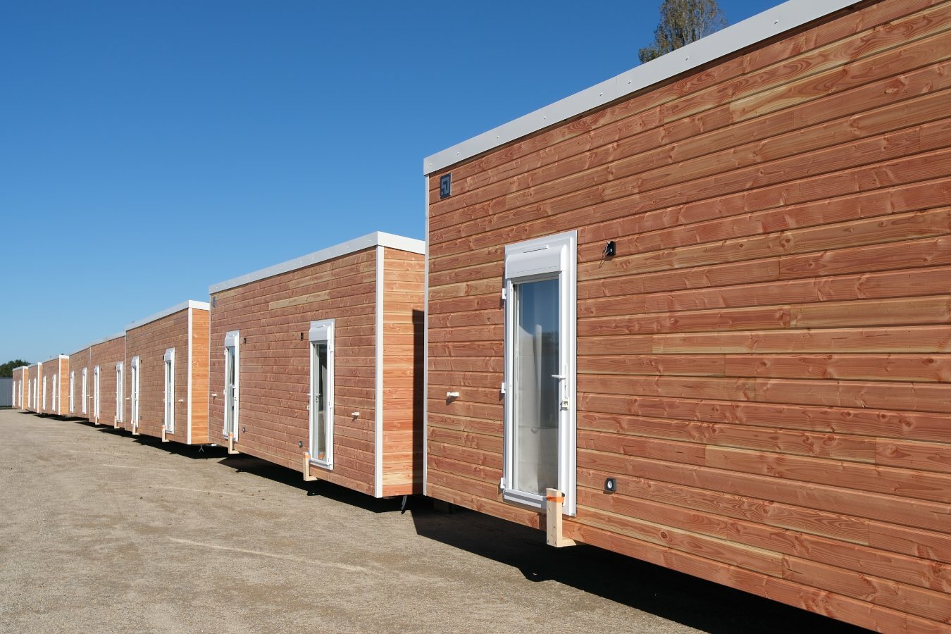 Logement modulaire en bois totalement équipé - © Cistébois Illustration