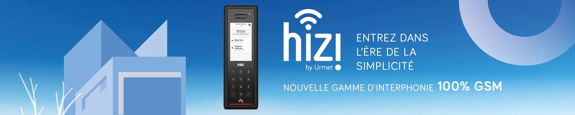 Interphonie & Contrôle d'accès 100% GSM - © Urmet Illustration